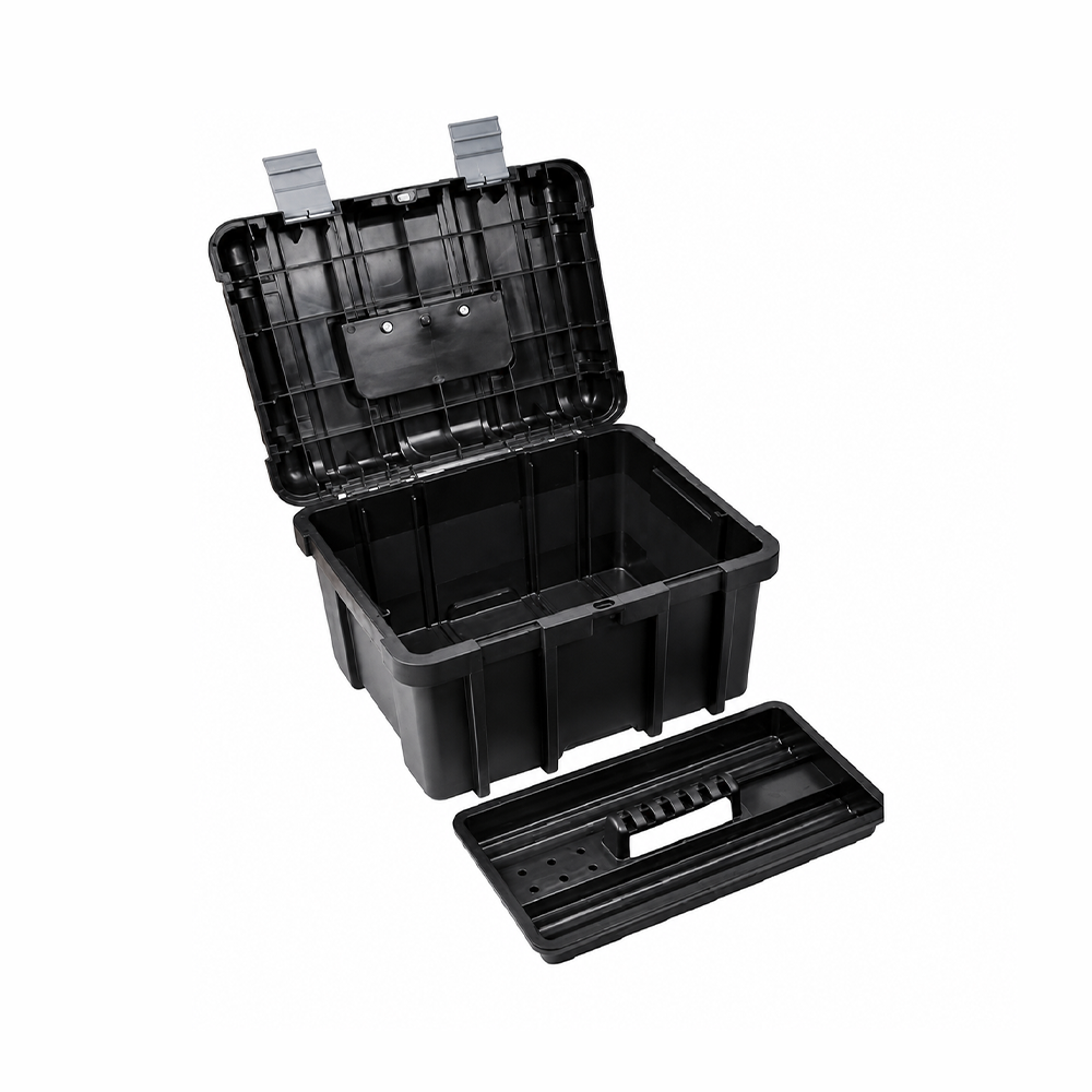 Caja de plástico de 41 x 32 x 26.5 cm