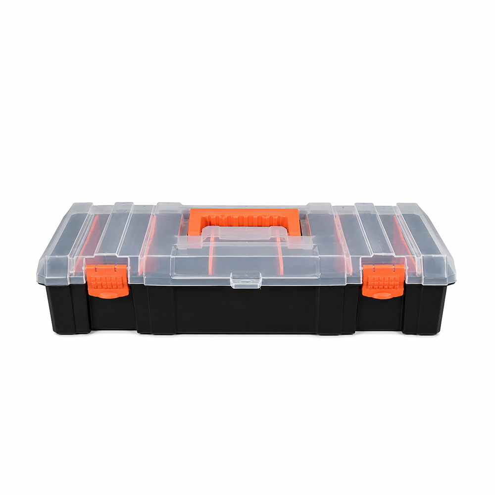 Caja de plástico de 46 x 16.5 x 9.1 cm