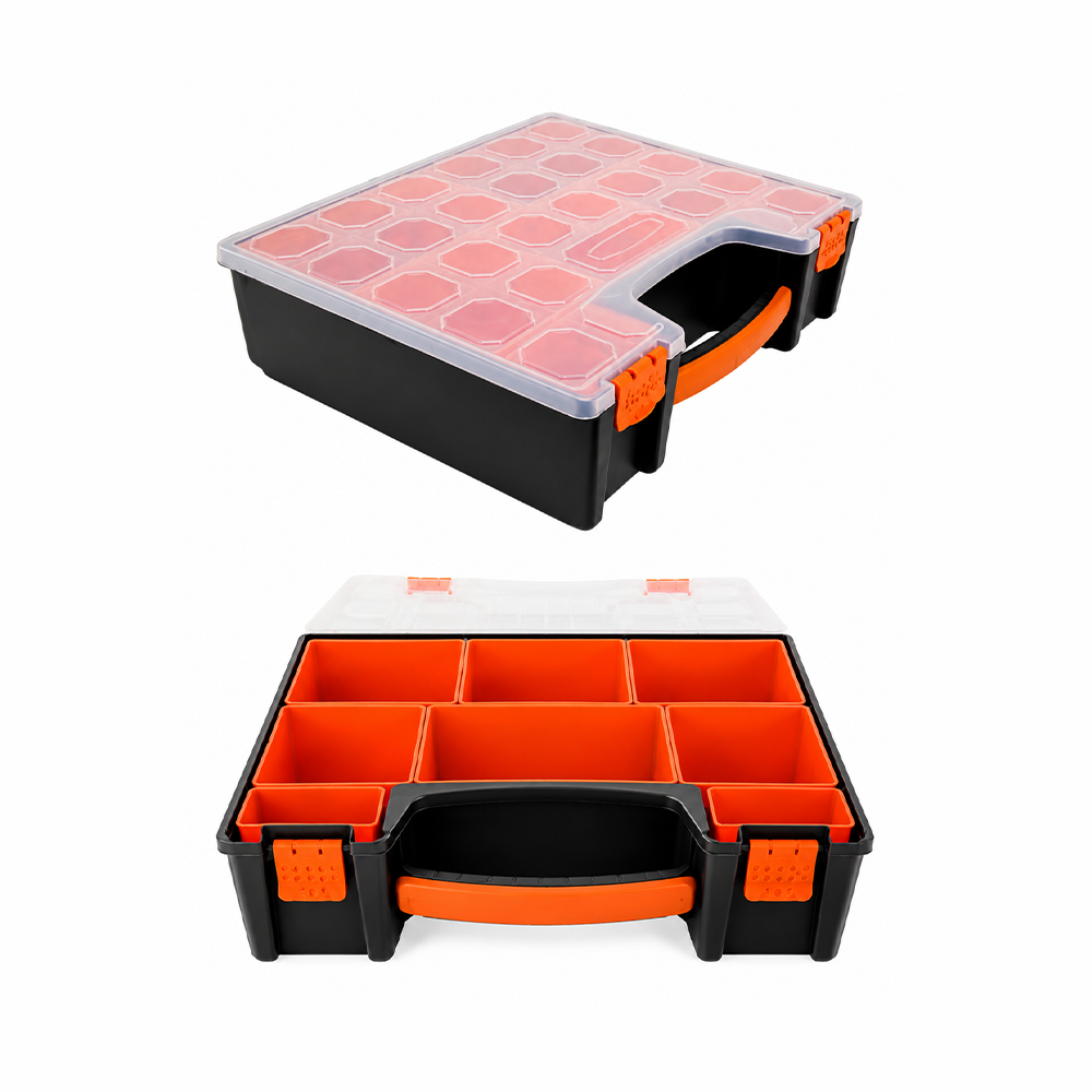 Caja de plástico de 31.5 x 27 x 11 cm