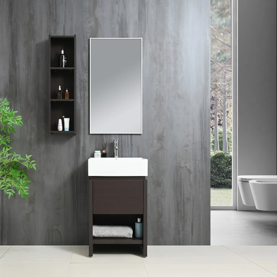 Gabinete MBY-1602 empotrable con lavabo y espejo