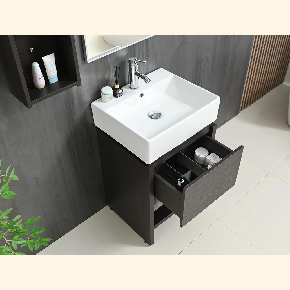Gabinete MBY-1602 empotrable con lavabo y espejo