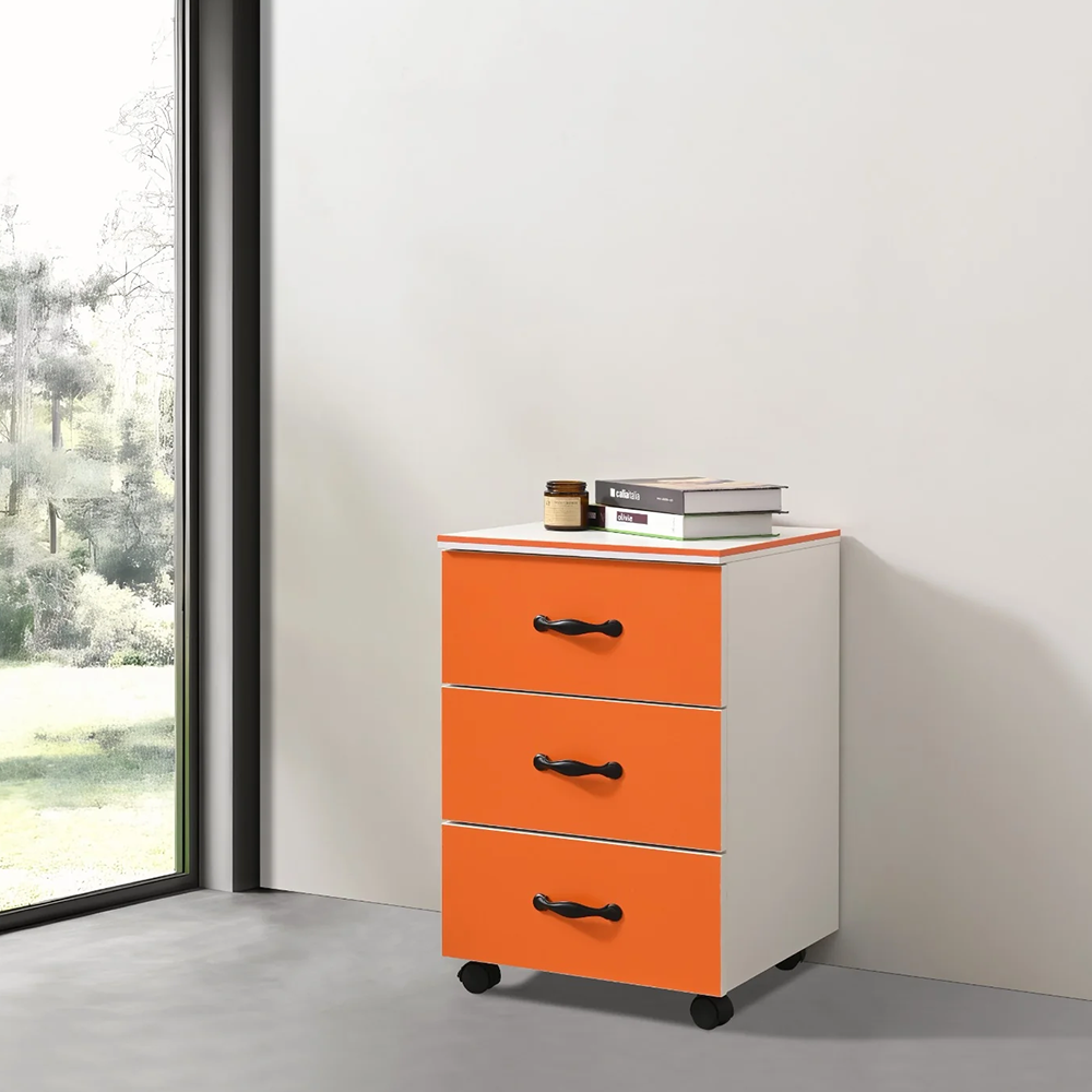 Gabinete auxiliar CT-18 con ruedas sin cerradura