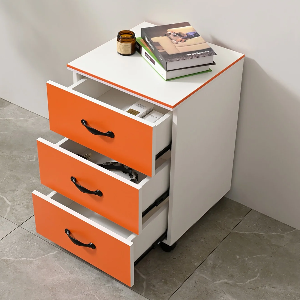 Gabinete auxiliar CT-18 con ruedas sin cerradura
