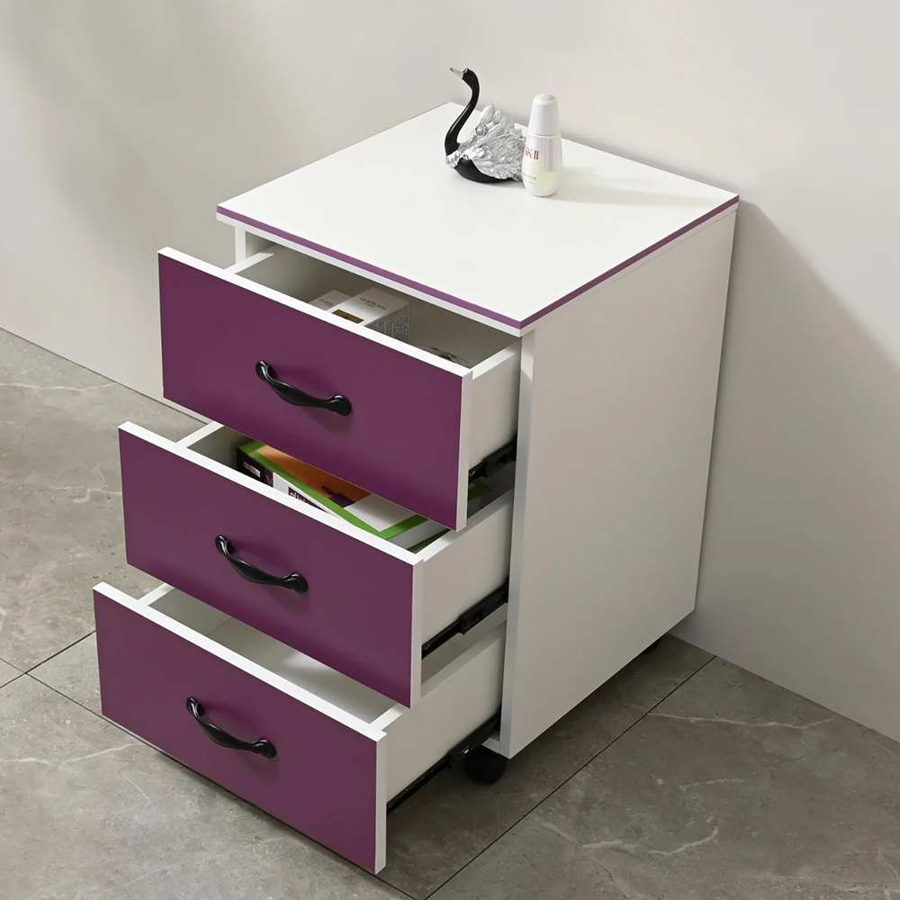Gabinete auxiliar CT-20 con ruedas sin cerradura