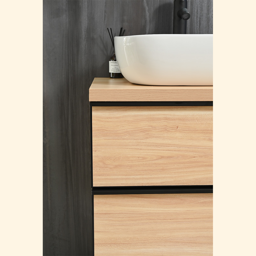 Gabinete CT-08 empotrable con lavabo y espejo