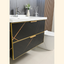 Gabinete CT-10 empotrable con lavabo y espejo metálico