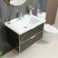 Gabinete CT-10 empotrable con lavabo y espejo metálico