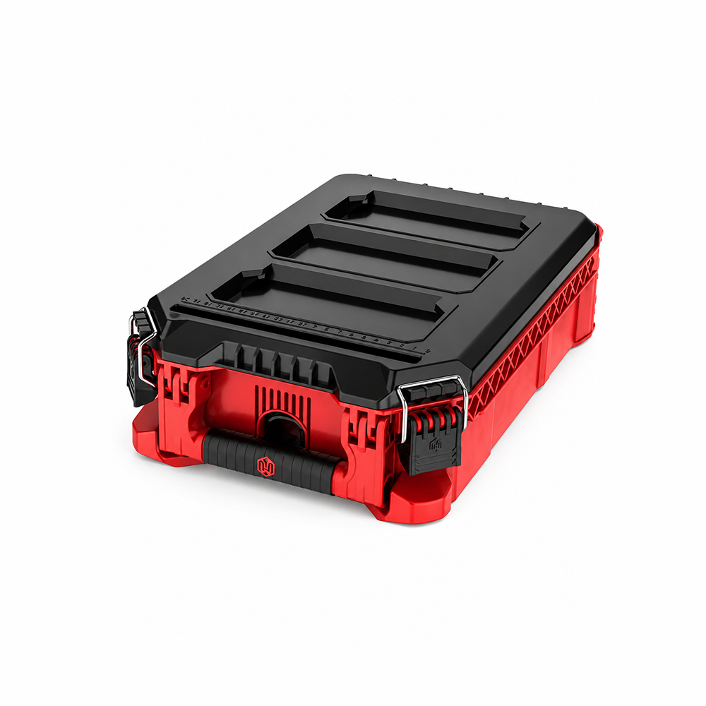 Caja de plástico combinada c/ruedas de 60 x 50 x 98 cm