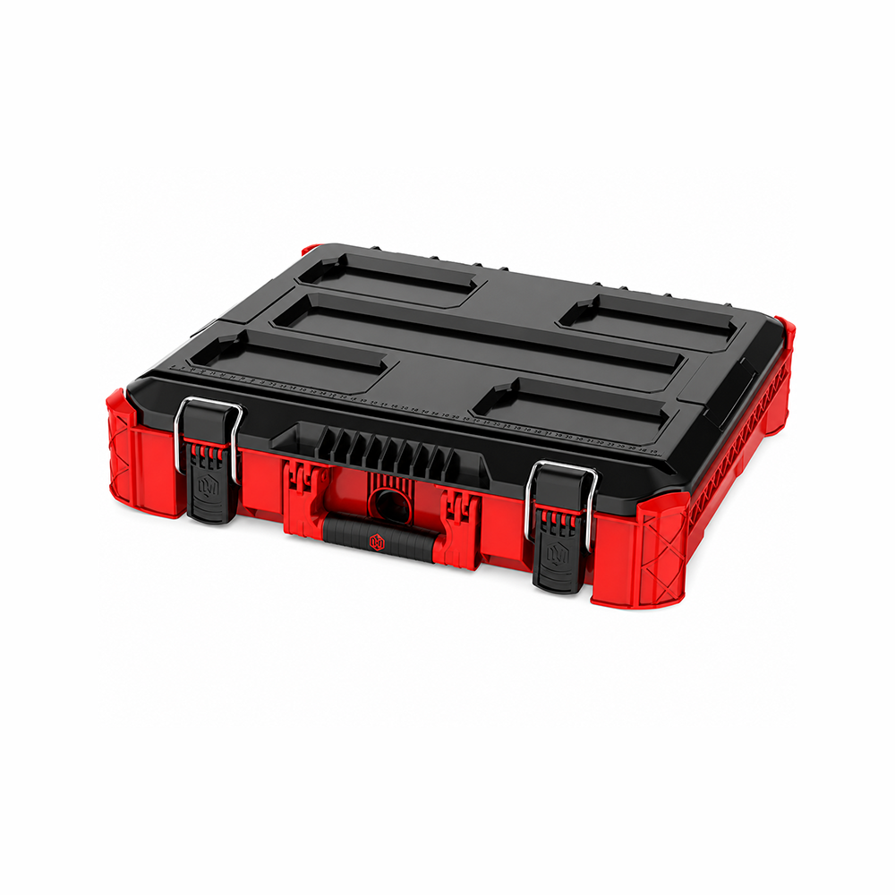 Caja de plástico combinada c/ruedas de 60 x 50 x 98 cm