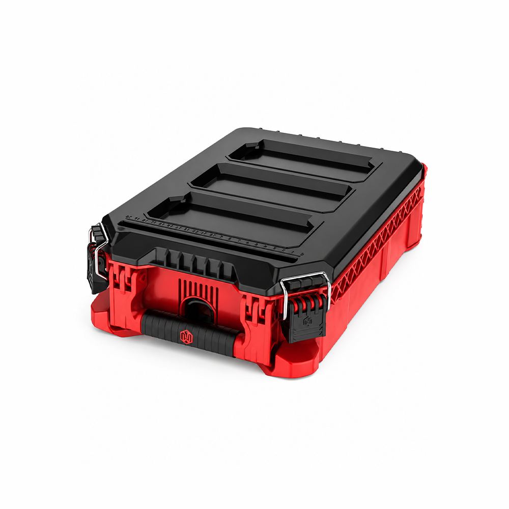 Caja de plástico combinada c/ruedas de 60 x 50 x 98 cm