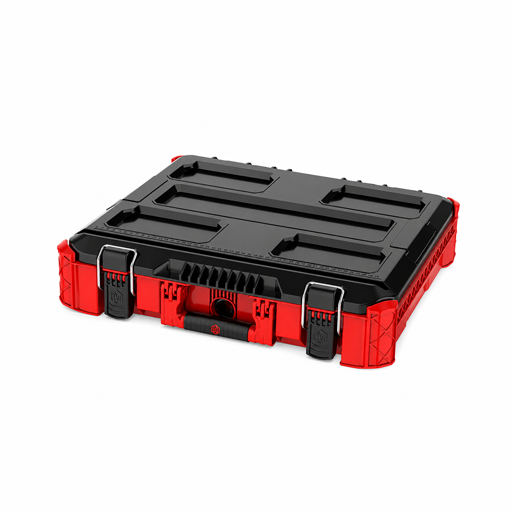 Caja de plástico combinada c/ruedas de 60 x 50 x 98 cm
