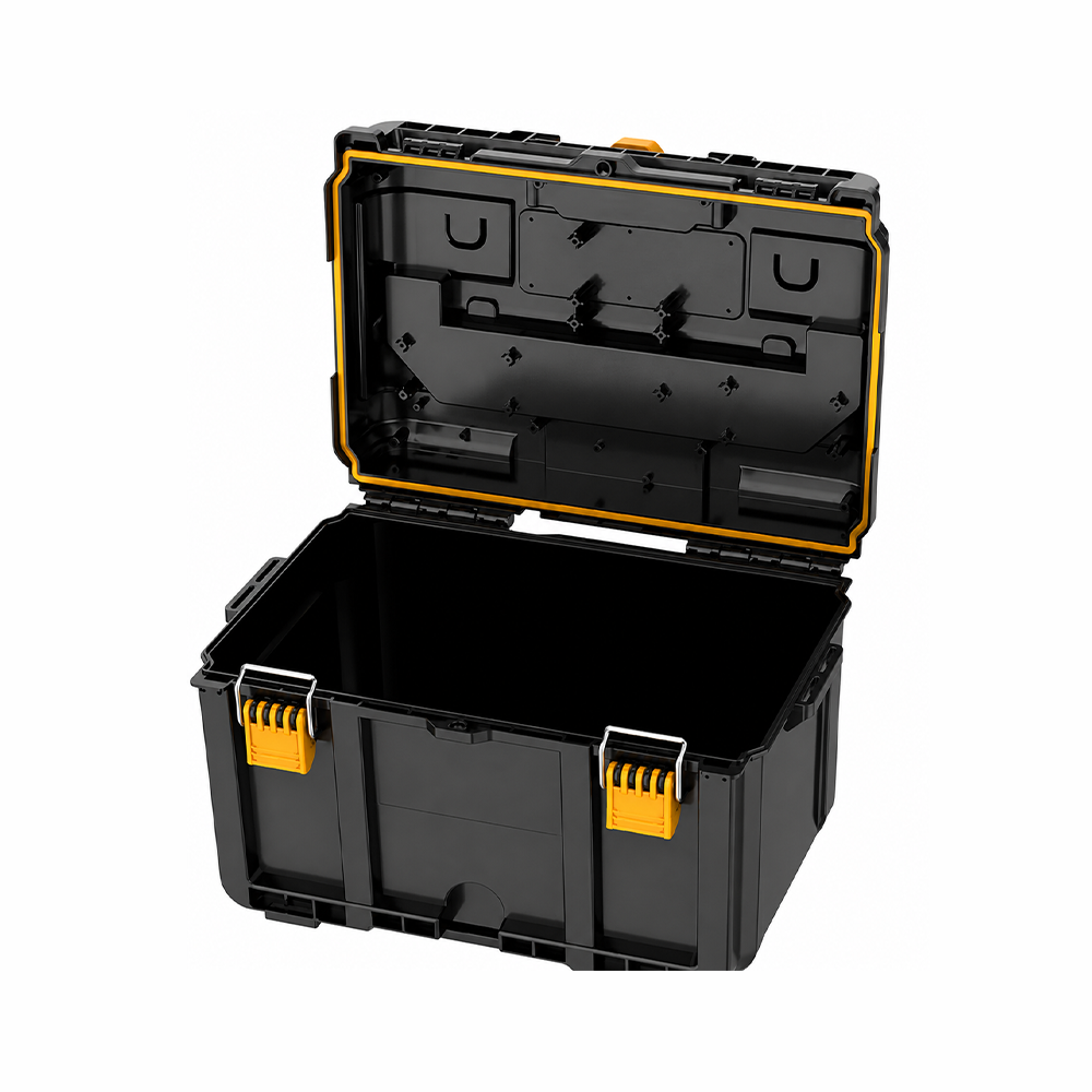 Caja de plástico combinada c/ruedas de 54 x 38 x 86 cm