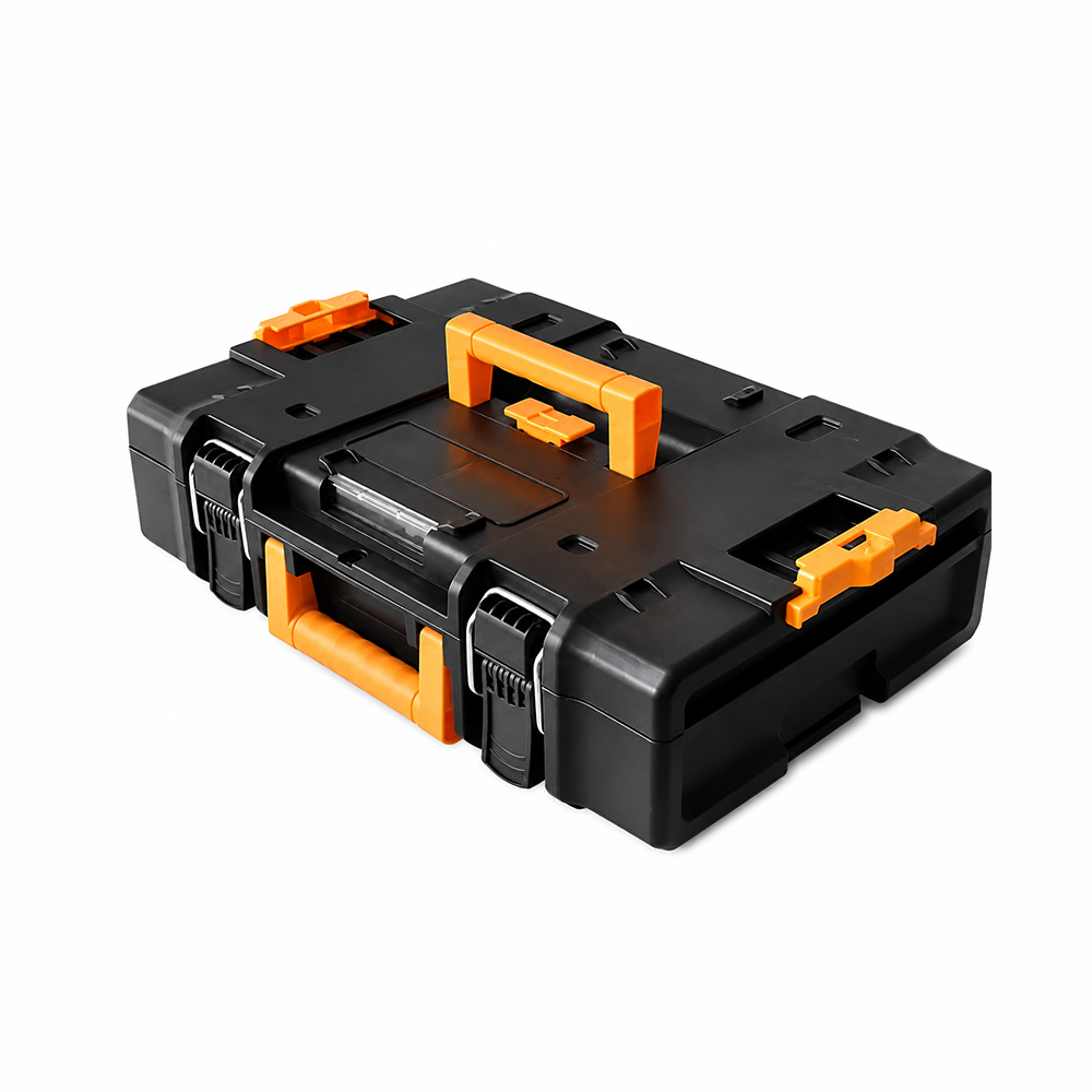 Caja de plástico combinada c/ruedas de 54 x 38 x 86 cm