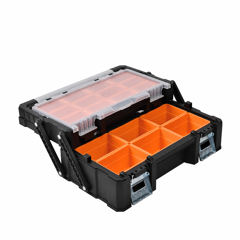 Caja de plástico de 46 x 24 x 14.5 cm