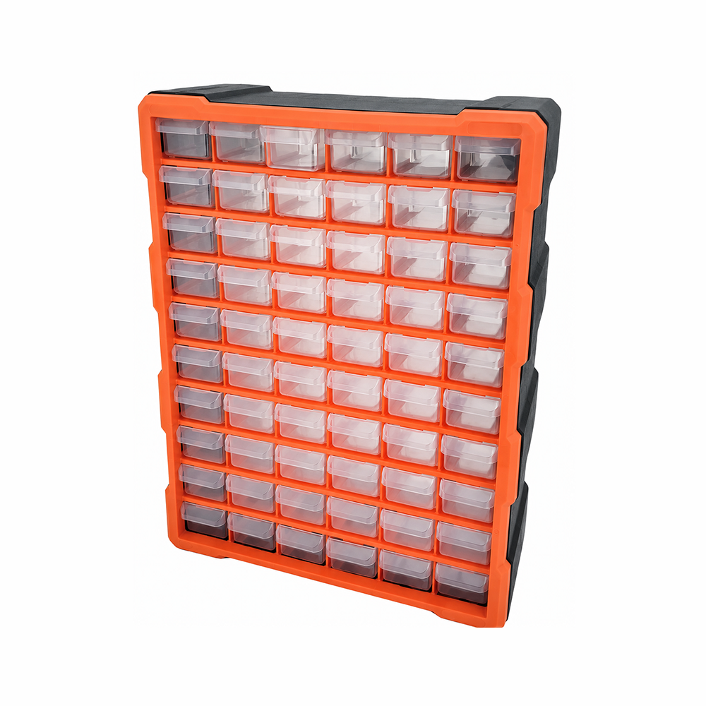 Caja organizador 60 compartimentos de 47.5 x 38 x 16 cm