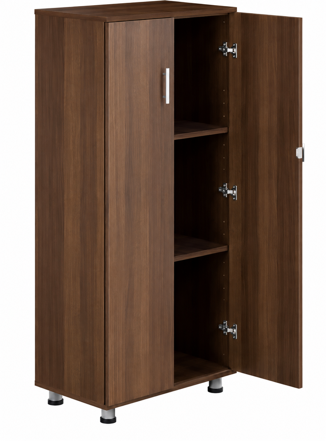 Gabinete color nogal oscuro