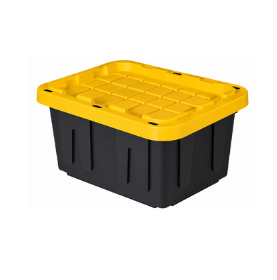 Caja de plástico con tapa de 5 galones