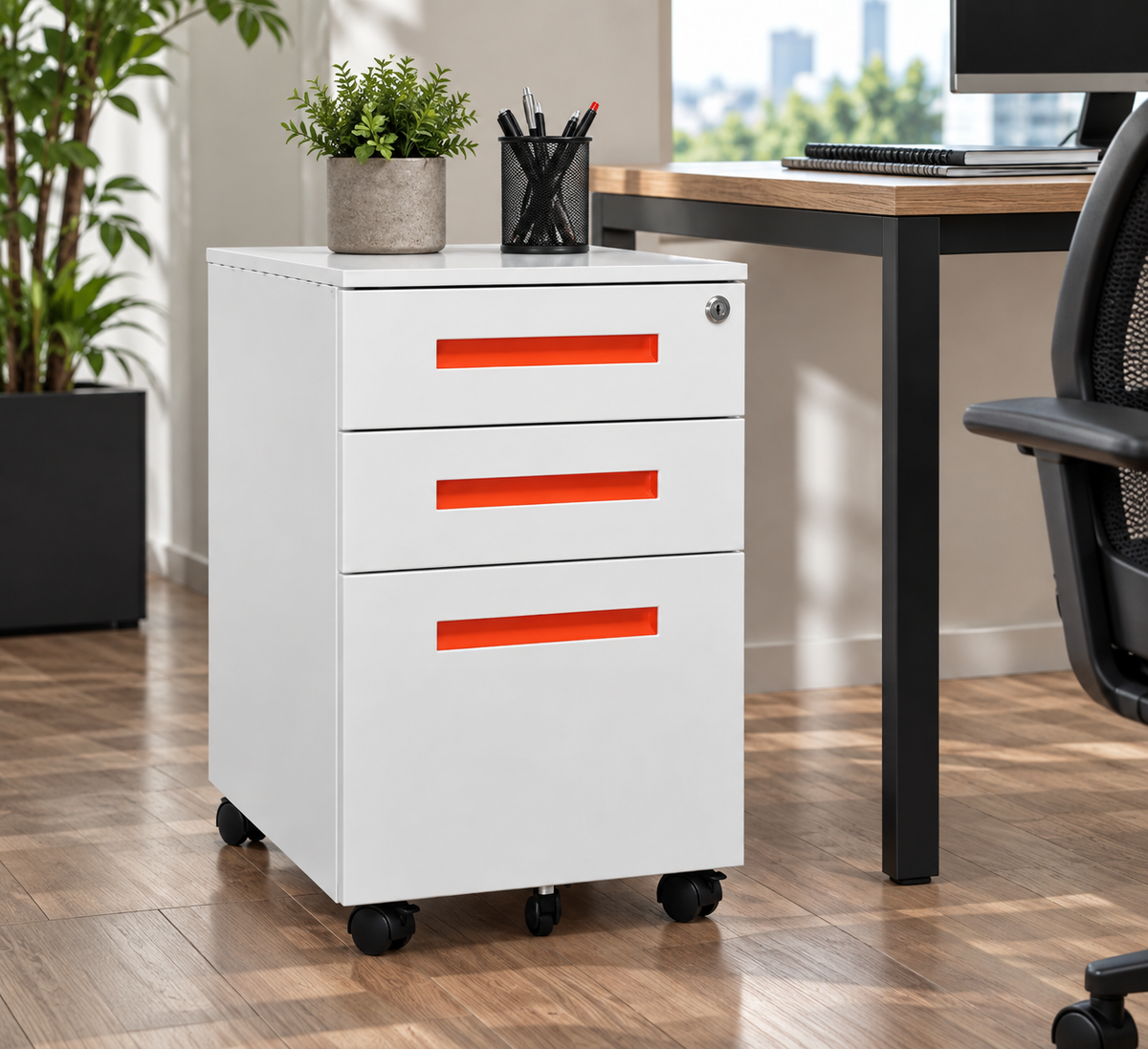 Gabinete multifuncional 3 cajones