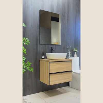 Gabinete CT-08 empotrable con lavabo y espejo