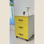 Gabinete auxiliar CT-17 con ruedas sin cerradura
